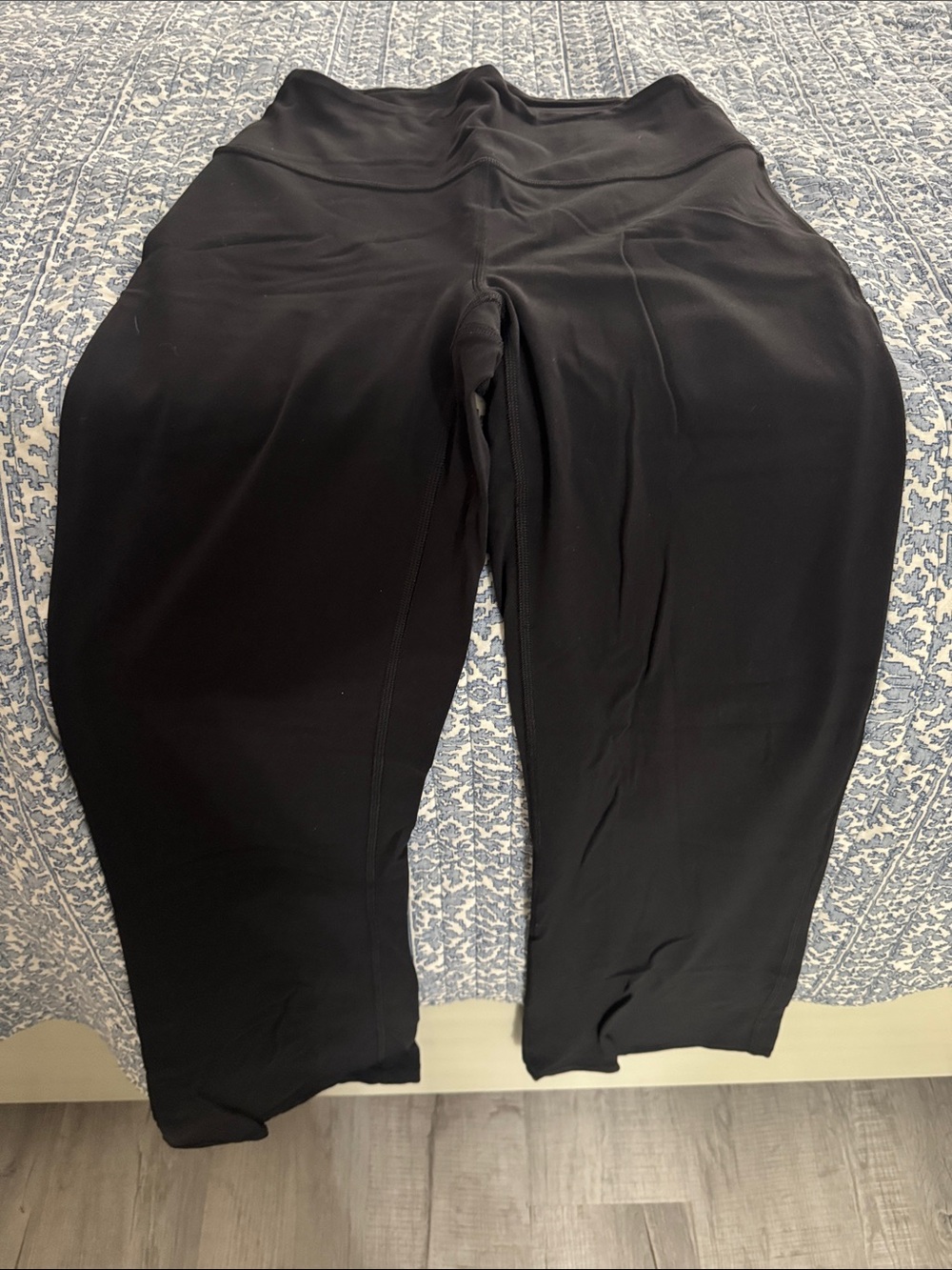 Black Lululemon flare pants